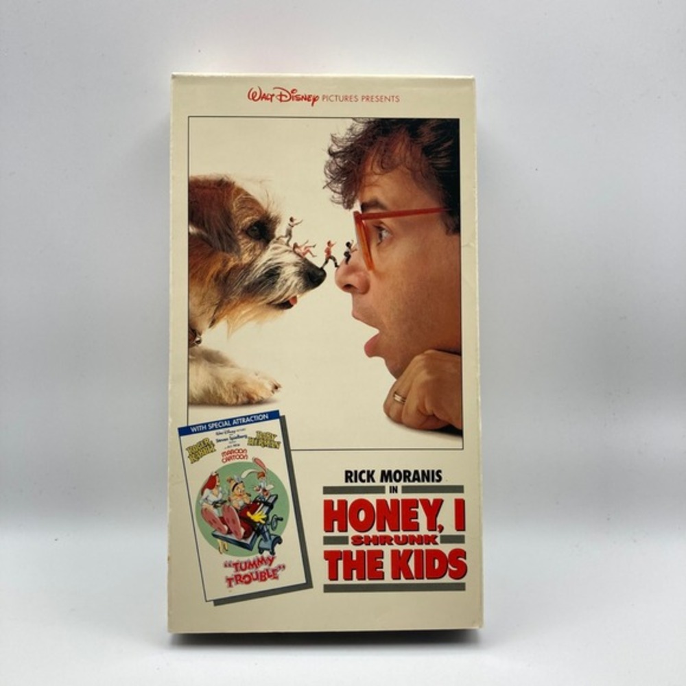 Walt Disney Honey, I Shrunk the Kids VHS Tape Rick Moranis Plus Roger Rabbit